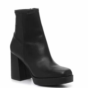 Steve Madden Black Heeled Ankle Boots